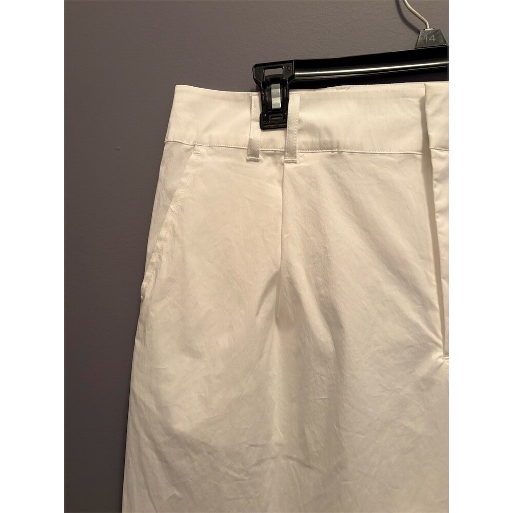 A New Day Pants Womens Size 14 White High Rise Wide Leg Stretch Trousers - Picture 2 of 9